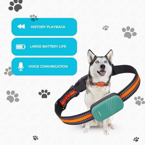 FETACA 4G Pet GPS Tracker with Free 4G Sim Card & Collar | Real-Time Location Tracking for Dogs, Horses, Cows | Waterproof, Lightweight Design with Geo-Fence Alerts & Mobile App (Orange) - Image 3