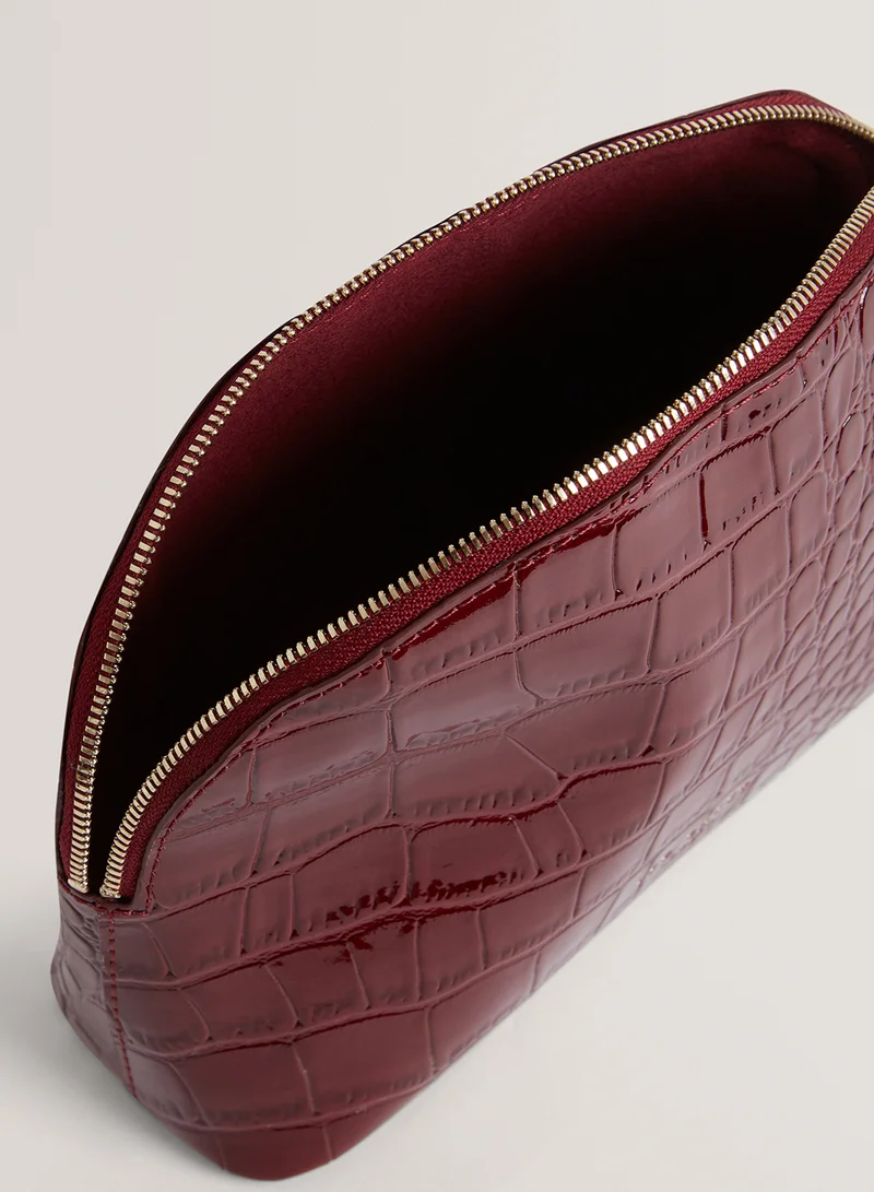 Ted Baker Valmma Croc Effect Cosmetic Bag
