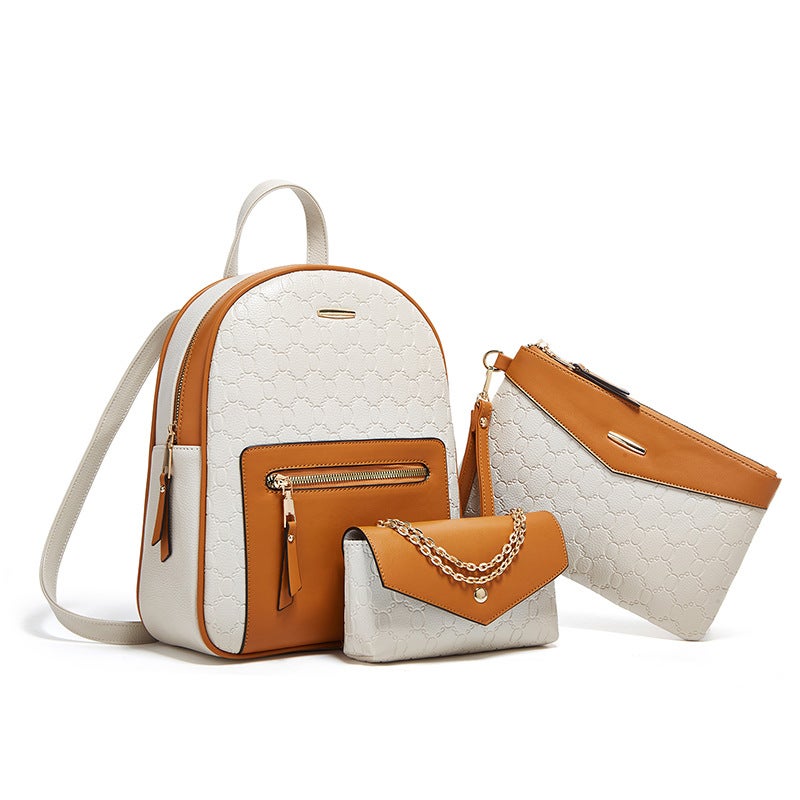 3-Piece Set Fashion Backpack for Men and Women - Image 2