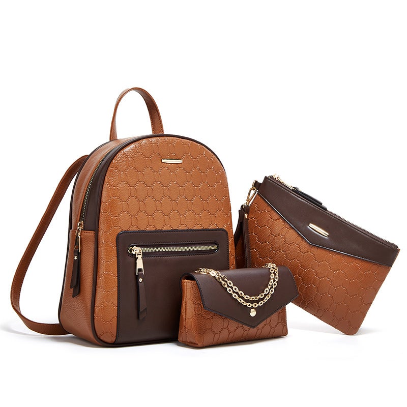 3-Piece Set Fashion Backpack for Men and Women - Image 5