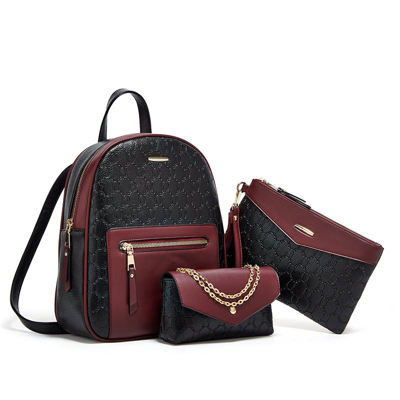 3-Piece Set Fashion Backpack for Men and Women - Image 4