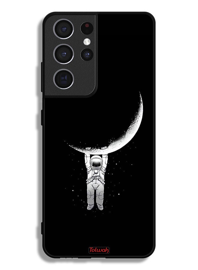 Tolwak Samsung Galaxy S21 Ultra 5G Protective Case Cover Hanging From Moon - Image 3