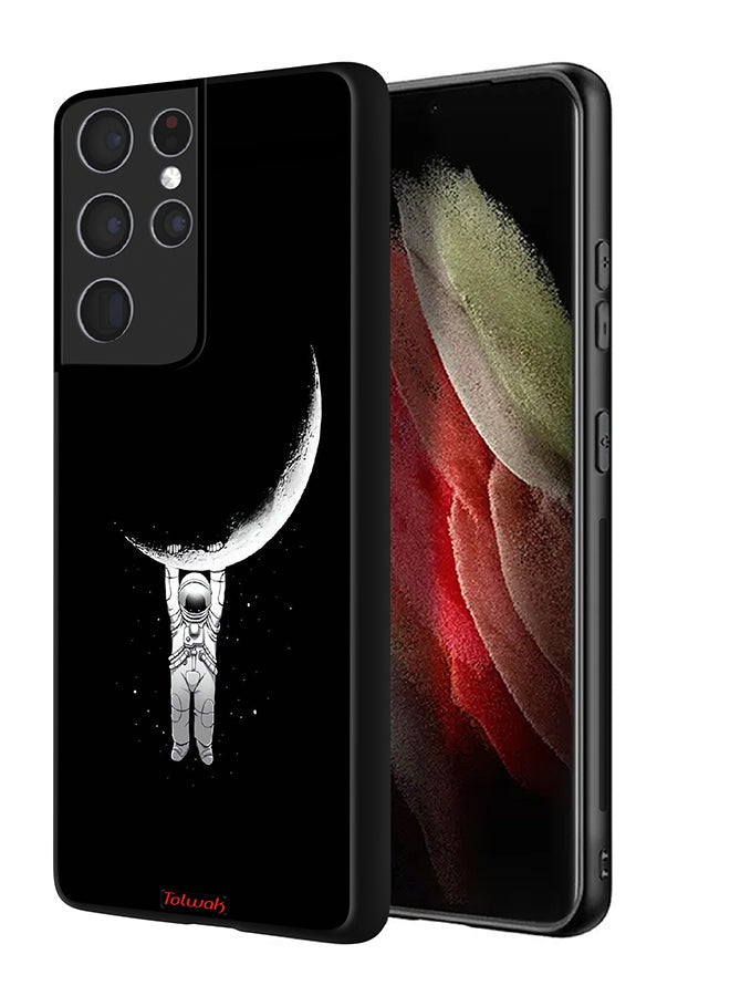 Tolwak Samsung Galaxy S21 Ultra 5G Protective Case Cover Hanging From Moon - Image 1