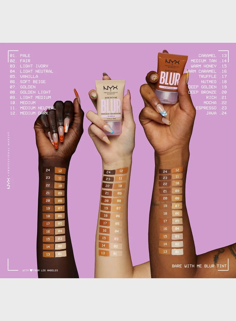 NYX PROFESSIONAL MAKEUP Bare With Me Blue Tint Foundation - Golden