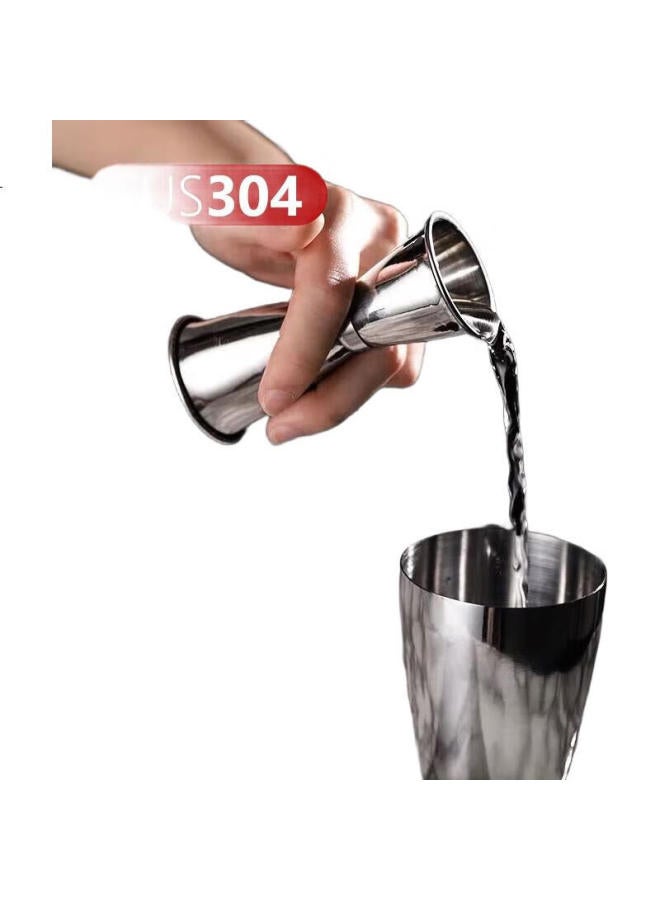 All-round Quanshi 304 Stainless Steel Measuring Cup, Cocktail Measuring Cup, Bar Measuring Cup, Ounce Cup, Double-Headed Measuring Cup, 15/30Ml - Image 1
