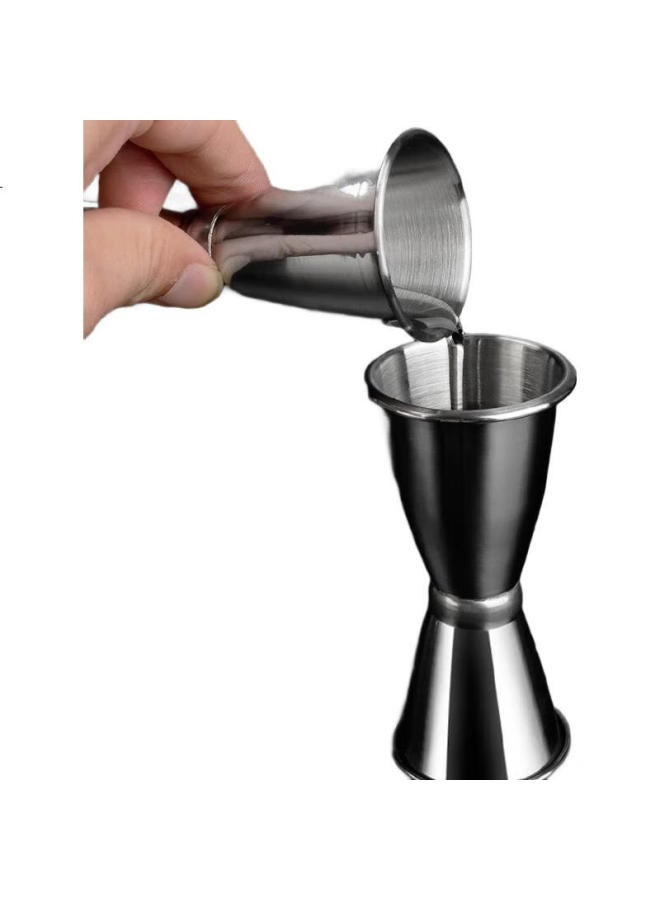 All-round Quanshi 304 Stainless Steel Measuring Cup, Cocktail Measuring Cup, Bar Measuring Cup, Ounce Cup, Double-Headed Measuring Cup, 15/30Ml - Image 2