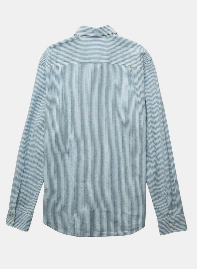 American Eagle AE Everyday Button-Up Linen Shirt - Image 2
