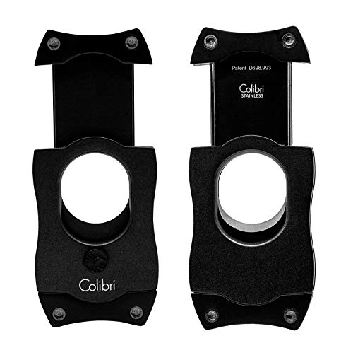 Colibri Premium SCut Cigar Cutter Ergonomic Stainless Steel SpringLoaded Straight Cut Blade Ideal for up to 66 Ring Gauge Gift for Cigar Enthusiasts Black - Image 5