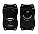 Colibri Premium SCut Cigar Cutter Ergonomic Stainless Steel SpringLoaded Straight Cut Blade Ideal for up to 66 Ring Gauge Gift for Cigar Enthusiasts Black - Image 1