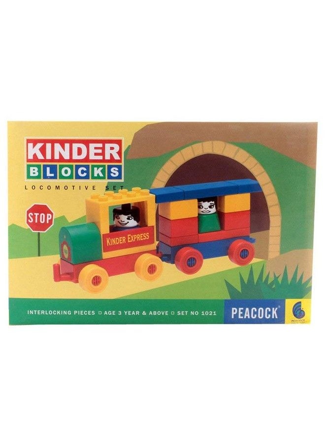 Peacock Kinder Blocks Locomotive Set  - Image 2