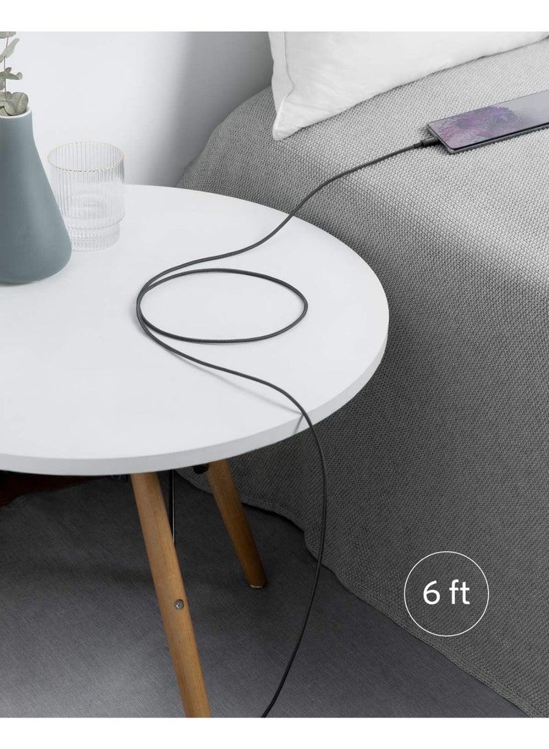 USB C to USB C Cable, Type C 60W Fast Charging Cable (3.3FT, 2Pack) for iPhone 17/16 Series, iPad Mini 6 and More (USB 2.0,Black) - Image 4