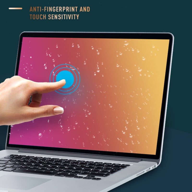 مرشح شاشة الخصوصية بقياس 18.5 بوصة، تصميم مزدوج السطح عكسي - واقي شاشة عالية النفاذية مع استعادة الألوان ومقاومة الأشعة فوق البنفسجية لاستخدام المكتب والملعب العمومي والسفر والمنزل - Image 3
