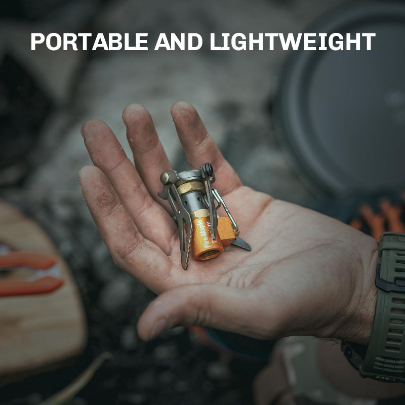 Fire-Maple FMS-300T Portable Stove Ultra Light, Hiking Stove Titanium for Backpacking Camping Outdoor, ISPO Design Award Gold Winner - Image 5