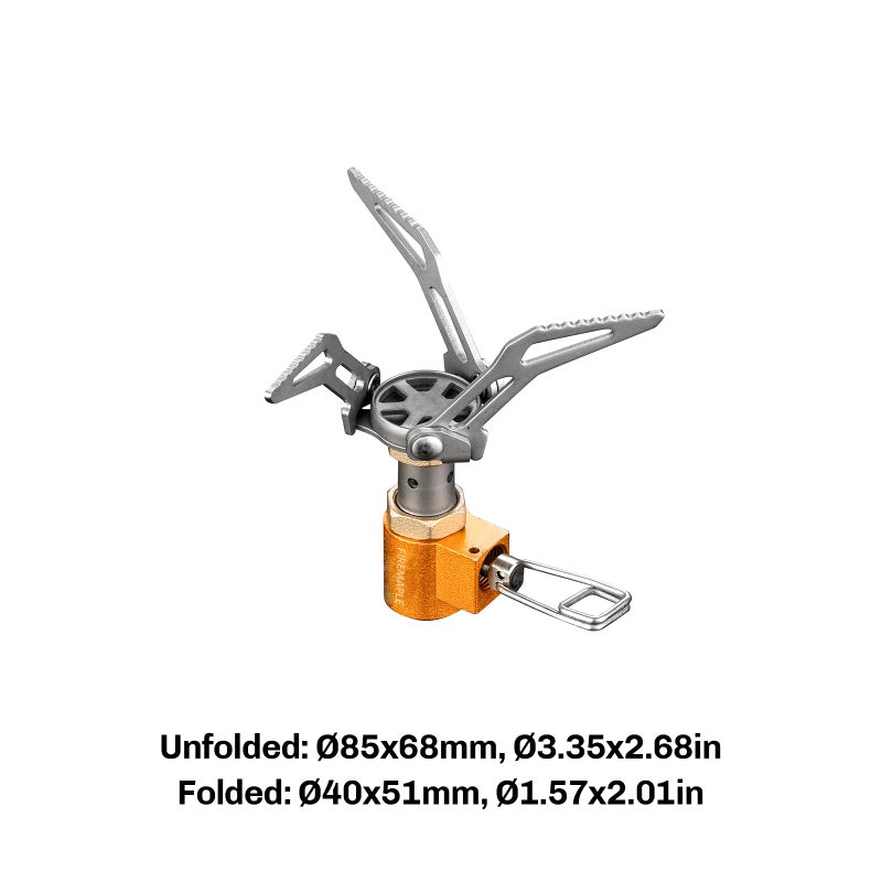 Fire-Maple FMS-300T Portable Stove Ultra Light, Hiking Stove Titanium for Backpacking Camping Outdoor, ISPO Design Award Gold Winner - Image 3