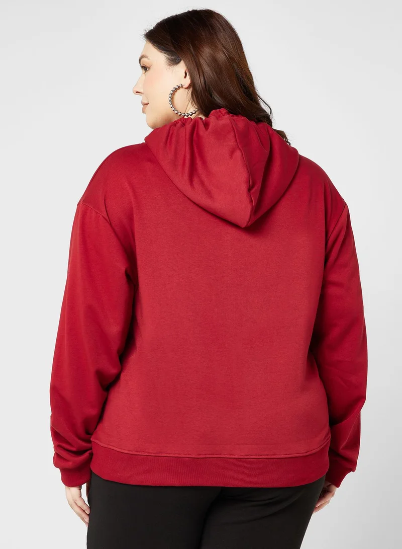 Ginger Plus Essential Zip Through Hoodie