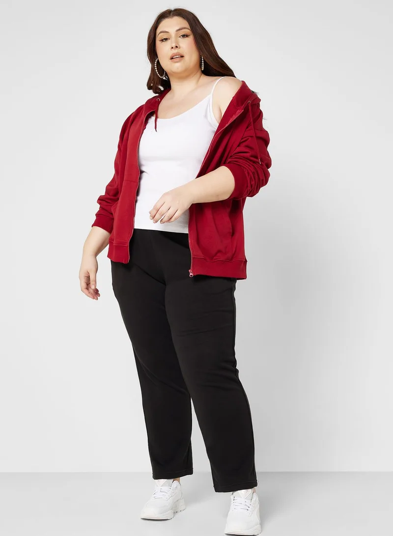 Ginger Plus Essential Zip Through Hoodie