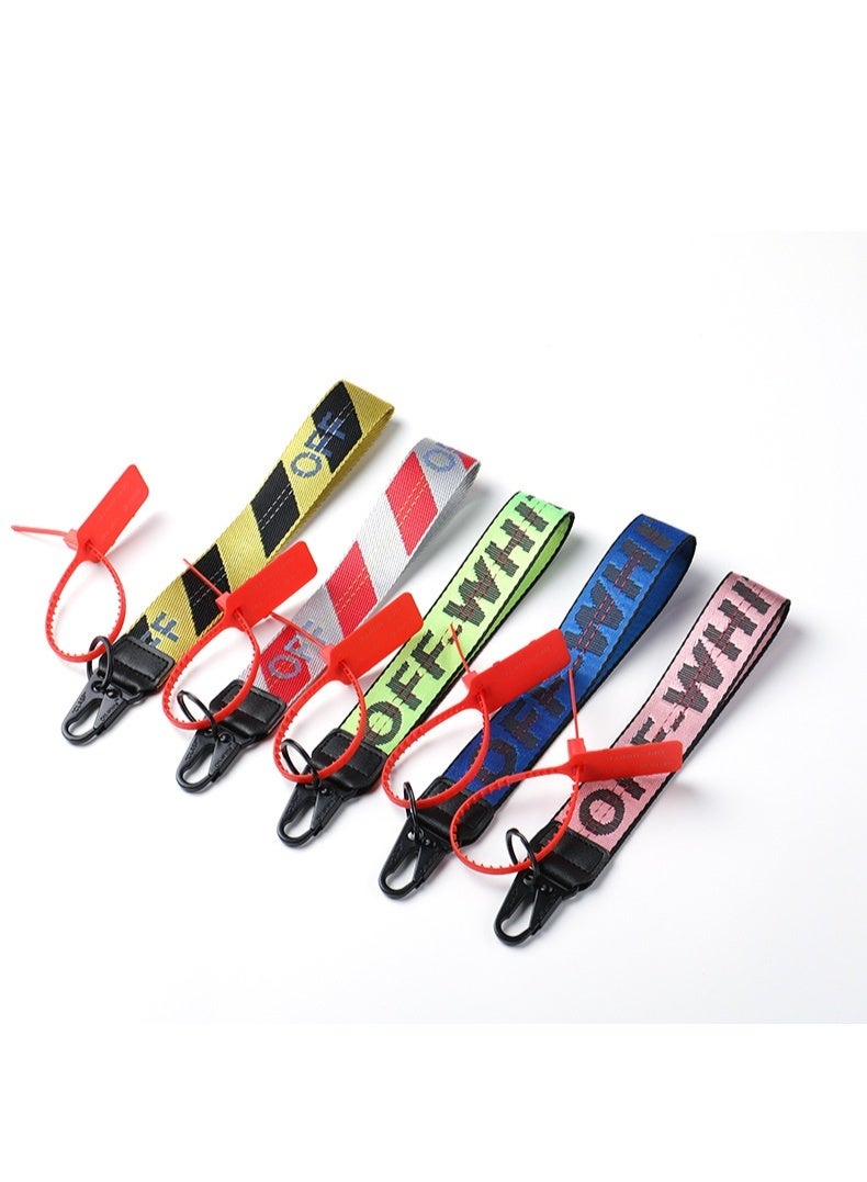 OFF-WHITE Street fashion keychain key ring lanyard - Image 4