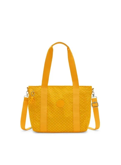 kipling Asseni S Small tote (with removable shoulderstrap) Soft Dot Yellow