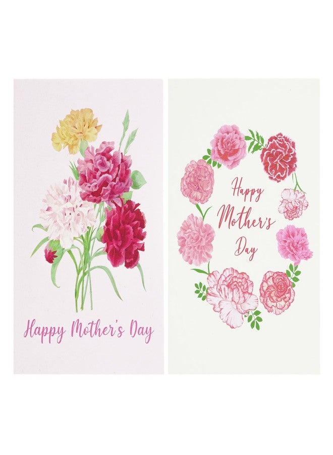 jiebor 50Pcs Mothers Day Card Bulk 3.5 x 2.3 Inches for Mom Wife Daughter (Pink) - Image 1