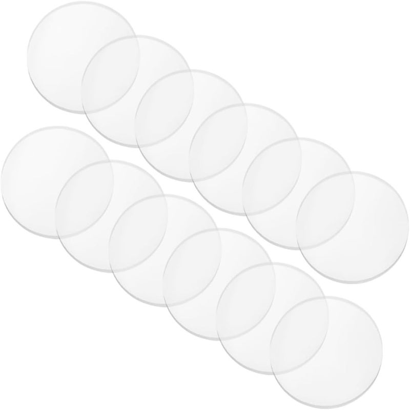 12 Pcs Glass Suction Cup Spacer Slip Furniture Pads 2 5X2 5X0 2CM Rubber Bumper Pads For Table - Image 1