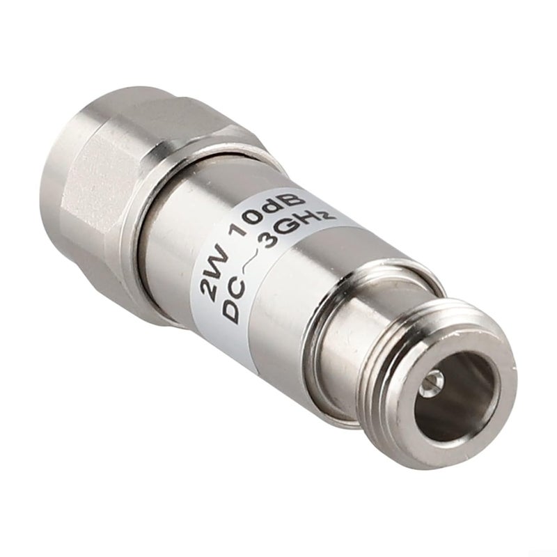 Long term heavy use compatible RF Coaxial Attenuator 2W N Type Male to Female DC-3GHz 50 Ohm Fixed Signal Reducer for Test Measurement(10dB) Safe material Space saving KSA market compliant quality Long lifespan Various color options Stable base Transit damage minimized design User feedback upgraded quality Different assemble options General compatible practical design Ready varied options Diverse use resistant crafted quality Hanging space save Individual & group usable Dust proof Odor free color Simple multi-feature practical build Wide range compatible material General compatible design Precision made Updated modern design All-round applied quality Heavy load resistant Diverse operation compatible - Image 3