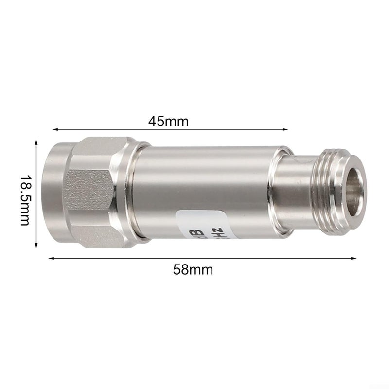 Long term heavy use compatible RF Coaxial Attenuator 2W N Type Male to Female DC-3GHz 50 Ohm Fixed Signal Reducer for Test Measurement(10dB) Safe material Space saving KSA market compliant quality Long lifespan Various color options Stable base Transit damage minimized design User feedback upgraded quality Different assemble options General compatible practical design Ready varied options Diverse use resistant crafted quality Hanging space save Individual & group usable Dust proof Odor free color Simple multi-feature practical build Wide range compatible material General compatible design Precision made Updated modern design All-round applied quality Heavy load resistant Diverse operation compatible - Image 5