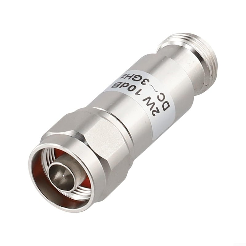 Long term heavy use compatible RF Coaxial Attenuator 2W N Type Male to Female DC-3GHz 50 Ohm Fixed Signal Reducer for Test Measurement(10dB) Safe material Space saving KSA market compliant quality Long lifespan Various color options Stable base Transit damage minimized design User feedback upgraded quality Different assemble options General compatible practical design Ready varied options Diverse use resistant crafted quality Hanging space save Individual & group usable Dust proof Odor free color Simple multi-feature practical build Wide range compatible material General compatible design Precision made Updated modern design All-round applied quality Heavy load resistant Diverse operation compatible - Image 2
