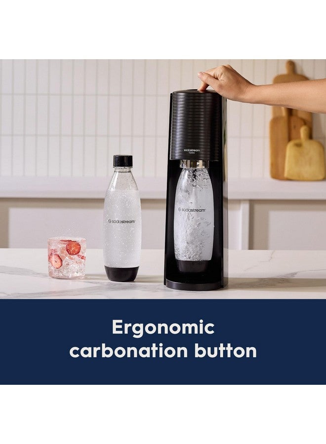 SodaStream Terra Sparkling Water Maker Bundle in Black - includes 3-Pack CO2 and Carbonating Bottle - Image 4