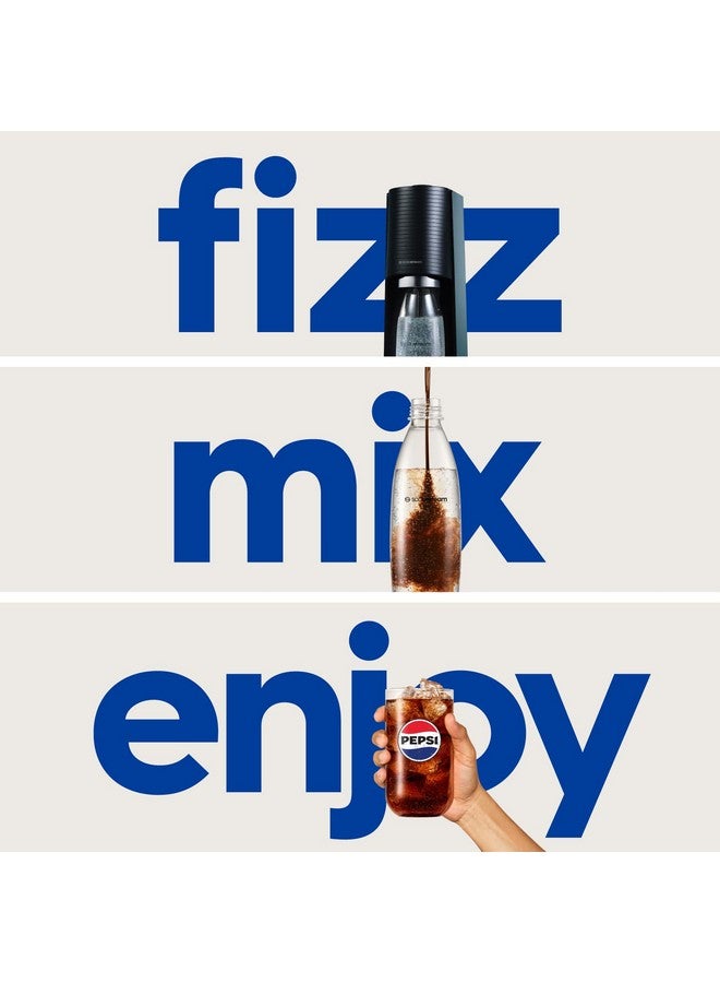 SodaStream Terra Sparkling Water Maker Bundle in Black - includes 3-Pack CO2 and Carbonating Bottle - Image 2