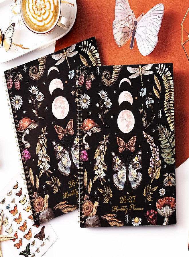 ترسيز مخطط شهري 2026-2027 - مخطط شهري، من يناير 2026 إلى ديسمبر 2027، مقاس 9 × 11 بوصة، تقويم 24 شهرًا 2026-2027، فواصل، جيب خلفي، مناسب للمدرسة والعمل - Image 2