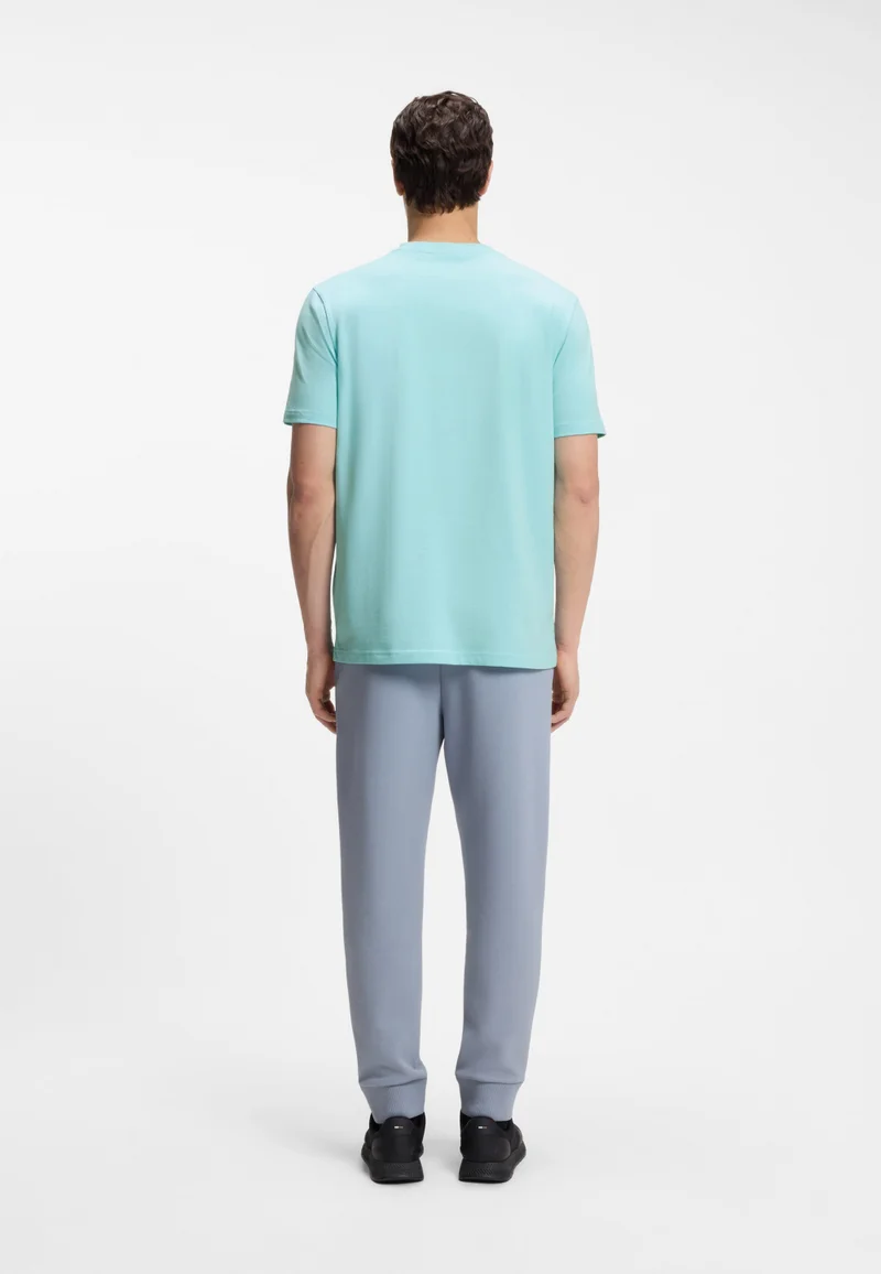 بوس Stretch-cotton T-shirt with logo detail