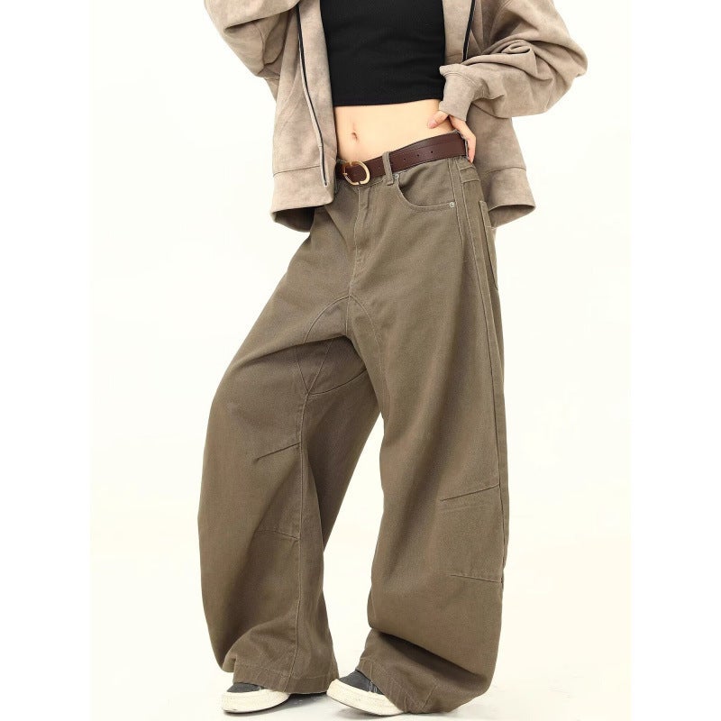 Unisex Classic Denim Jeans Loose Fit Daily Outdoor Wear - Image 4