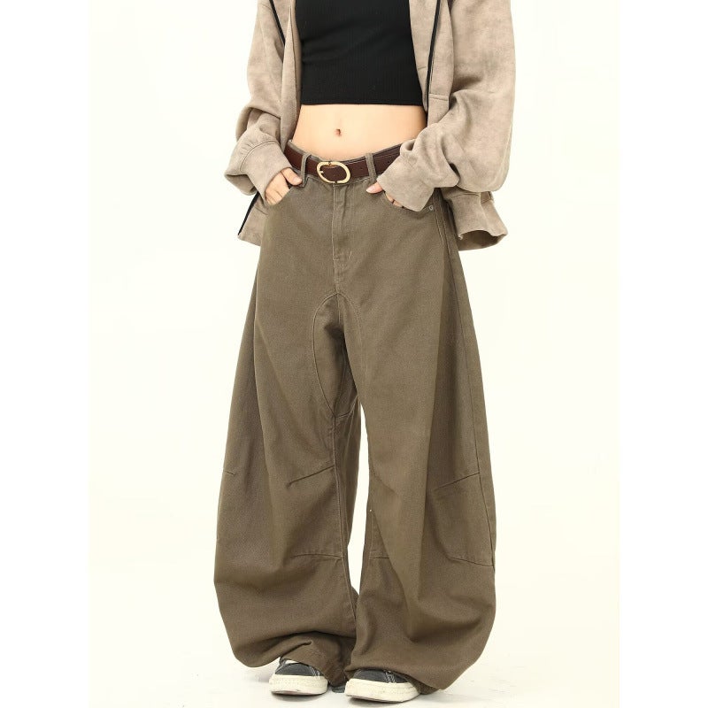 Unisex Classic Denim Jeans Loose Fit Daily Outdoor Wear - Image 2