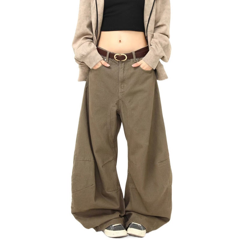Unisex Classic Denim Jeans Loose Fit Daily Outdoor Wear - Image 5