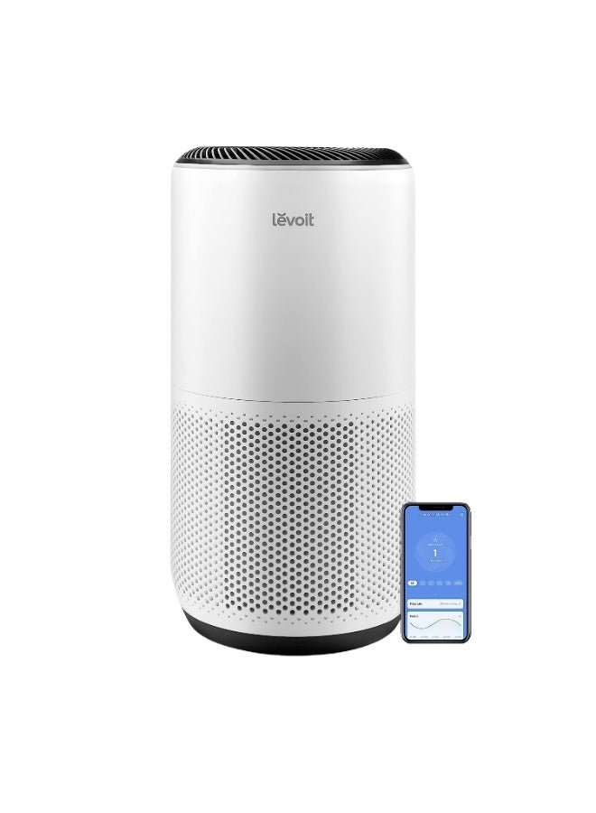 LEVOIT Air Purifiers for Bedroom Home, with Night Light, 3-in-1 Filter, Filters Smoke, Allergies, Pet Dander, Odor, Dust, 25dB Ultra-quiet, Office, Desktop, Portable, Core Mini, White ‎LAP-C171-QAE White & Air Purifiers with Plasma for Home Bedroom 90m², CADR 433m³/h, H13 HEPA Filter with PM2.5 Intelligent Air Quality Sensor, Removes 99.97% Pollen Allergy Dust Smoke Pet, Auto Mode LAP-C401S-WAEA White Bundle - Image 3