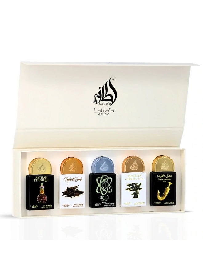 Lattafa PRIDE GIFTSET Collection GS Box - 02 for Unisex | 20ml X 5Pcs - Image 2
