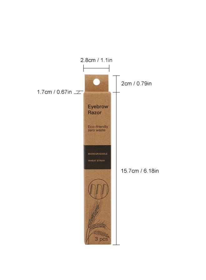 QINGYAN 3 Pcs Eyebrow Razor Ladies Razor For Facial And Body Hair Trimmer Safety - Image 5