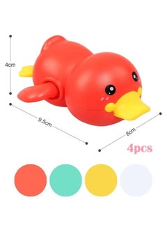 Generic 4-Piece Bath Toys for Baby, Wind Up Duck Toys for Shower Bathtime FunCute Animal Clockwork Bathtub Swimming Pool Toy,Baby Bath Toys for Toddlers 1-3, Boys & Girls Water Bath Toy Set  - Image 2