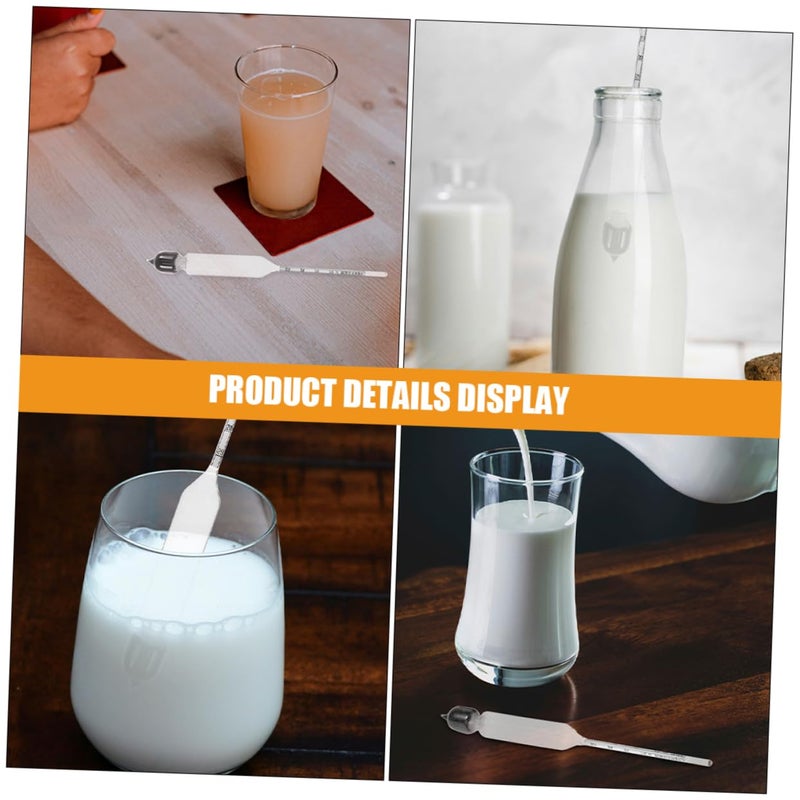 IMIKEYA 2pcs Milk Density Hydrometer Accurate Lactate for Kitchen Use Measures Cow Goat Milk Density Versatile for Various Liquids User-Friendly Design - Image 3