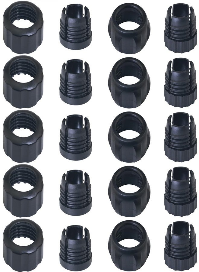 LUORNG 10 Sets Ball Joint Mounting Socket 17mm/18mm Mobile Phone Holder Car Gravity Mount Accessory with Threaded Screw Fixing Nut Air Outlet Fixing Clip Nut Base Holder - Image 1