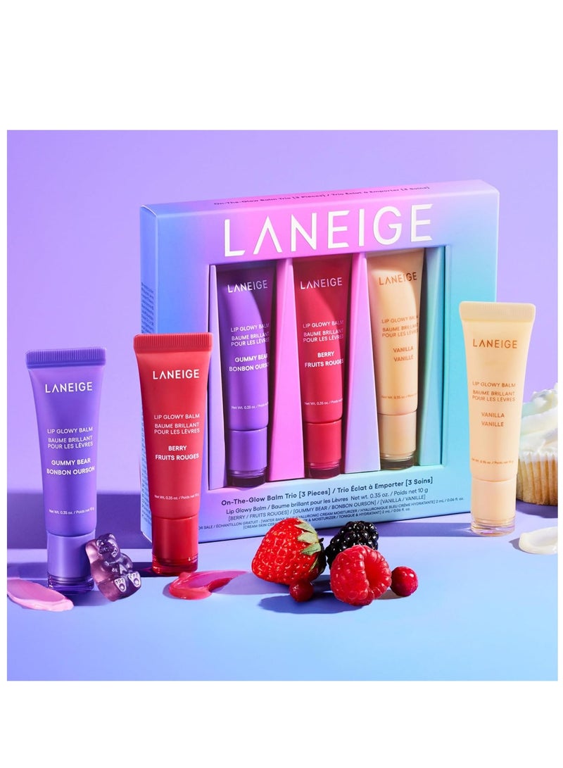 LANEIGE Glow 3-in-1 Lip Balm Set