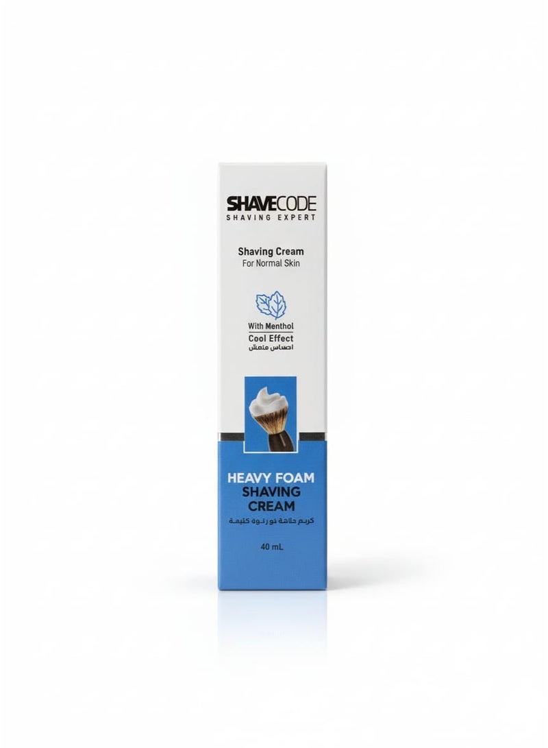 شيف كود كريم الحلاقة للبشرة العادية يأتي بتركيبتين مميزتين , تحتوي على البانثينول و المنثول، مصمم لتوفير حلاقة ناعمة ومنع التهيج. - Image 3
