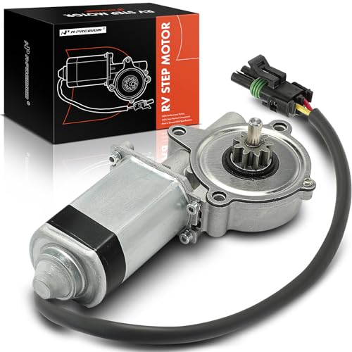 A-Premium RV Entry Step Motor Compatible with Kwikee Electric RV Steps 24 25 42 44 47 Revolution Series, Replace# 300-1457, 094707-05-701, 1010002326 - Image 1