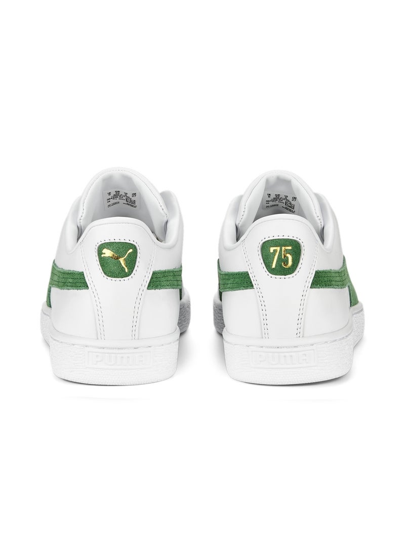 PUMA Basket Classic 75Y Mens White Premium Sneakers - Image 3