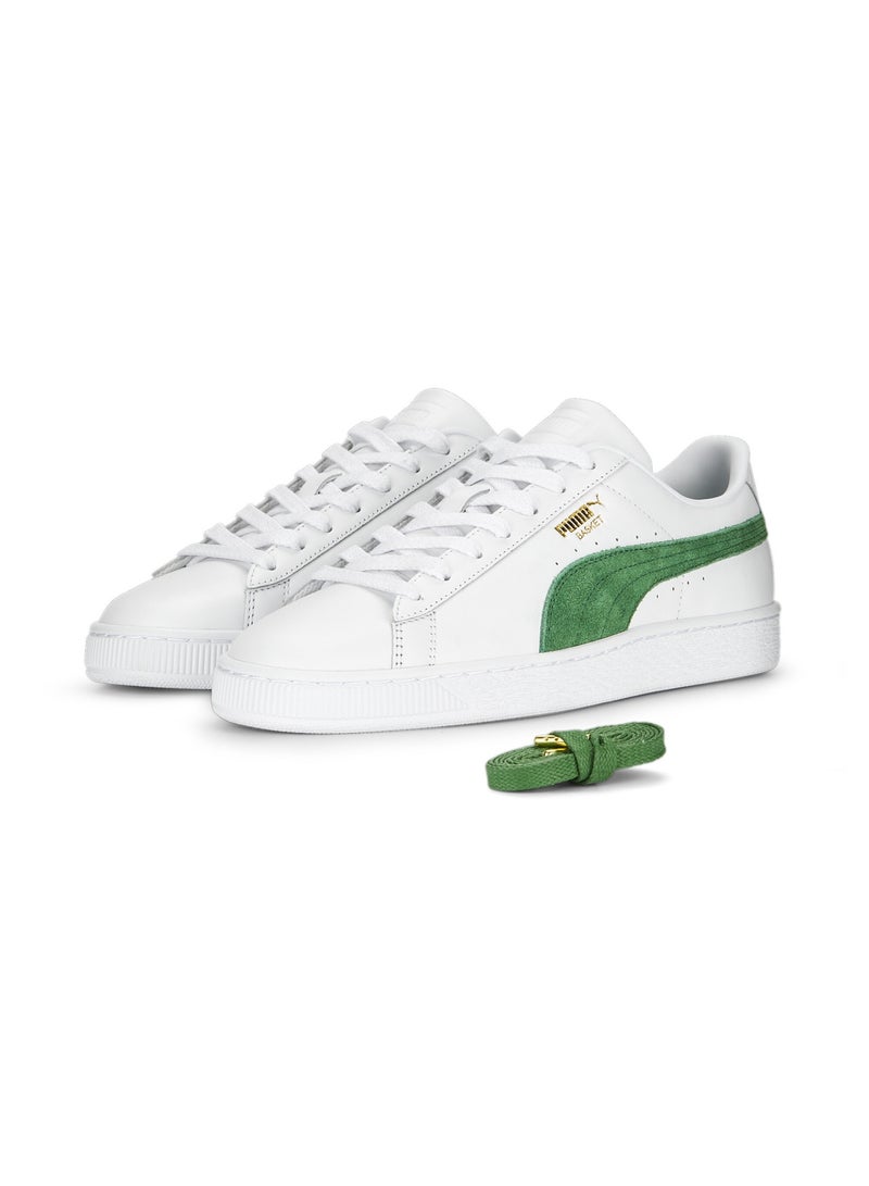 PUMA Basket Classic 75Y Mens White Premium Sneakers - Image 2