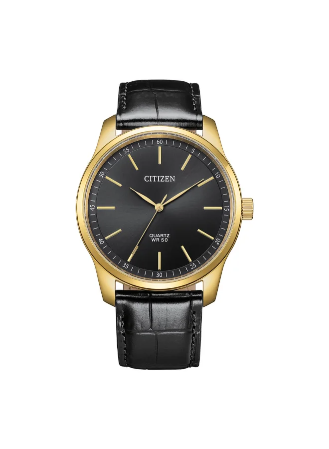 CITIZEN Men's Leather Analog Watch BH5002-02E - 42 mm