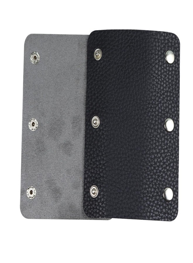 bociloy 2PCS Leather Handbag Handle Wrap Covers, Purse Wallet Strap Protector Pads, Soft Grip for Tote Bag Suitcase Travel Shopping Bag Craft Making Supplies, Black - Image 3