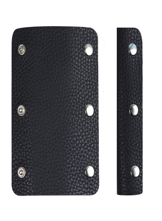 bociloy 2PCS Leather Handbag Handle Wrap Covers, Purse Wallet Strap Protector Pads, Soft Grip for Tote Bag Suitcase Travel Shopping Bag Craft Making Supplies, Black - Image 1