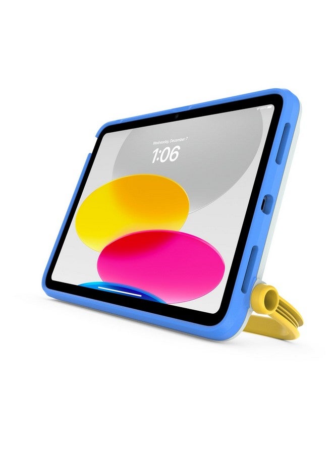 أوتربوكس جراب OtterBox المصمم للأطفال لجهاز iPad (A16) وiPad الجيل العاشر - FLOATIES (أزرق)، متين، حواف سهلة الإمساك، سهل التنظيف - Image 3