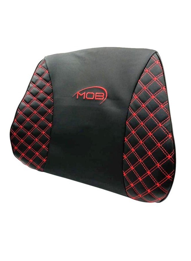 MOB 2 Piece Backrest for Chair Car Seat and Sofa Cushion Support for Pain Back Rest Cushion High Quality Rexin With Storage Pockets - Image 4